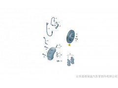 2004-2014款途锐后刹车盘 新途锐后刹车盘 新途锐后制动盘 德国大众原厂