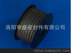 高碳纤维盘根 阀门用耐高温镍丝增强高碳纤维盘根