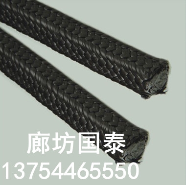 供应大城含有黑四氟盘根 含油黑四氟盘根特价