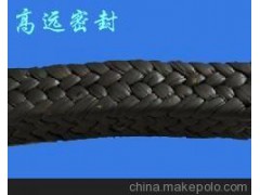 供应增强四氟盘根，黑四氟盘根,高强度黑四氟盘根