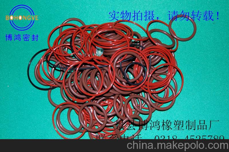 厂家供应 硅胶O型圈 耐高温 食品级 红色硅胶密封条